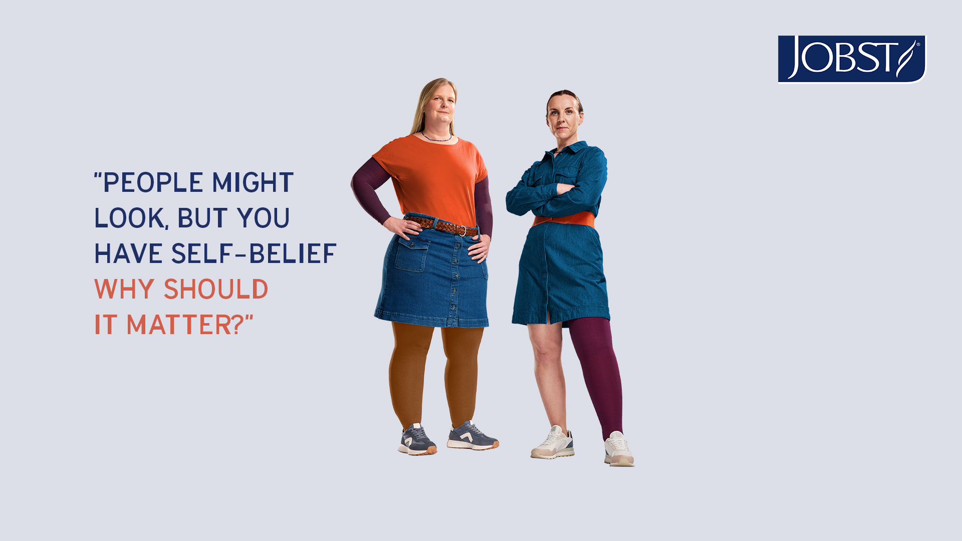 Play video: Short film about the benefits of JOBST Confidence. Play video: Short film about the benefits of JOBST Confidence.